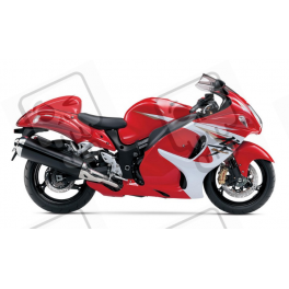 SUZUKI HAYABUSA 2008 - DARK BLUE VERSION DECALS