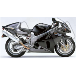 SUZUKI HAYABUSA 2008 - DARK BLUE VERSION DECALS
