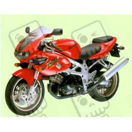Suzuki TL 1000S 1998 - RED VERSION DECALS