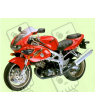 Suzuki TL 1000S 1998 - RED VERSION DECALS
