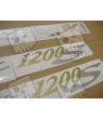 SUZUKI HAYABUSA 2008 - DARK BLUE VERSION DECALS