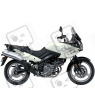 SUZUKI DL650 V-STROM 2010 - WHITE VERSION DECALS