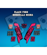 ROCKSHOX SID BRAIN 2018 BLACK FORK DECALS KIT