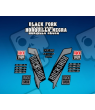 ROCKSHOX SID BRAIN 2018 BLACK FORK DECALS KIT