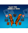 ROCKSHOX SID BRAIN 2018 BLACK FORK DECALS KIT
