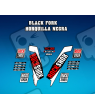 ROCKSHOX SID BRAIN 2018 BLACK FORK DECALS KIT