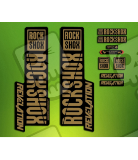 ROCKSHOX SID BRAIN 2018 BLACK FORK DECALS KIT