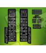 ROCKSHOX SID BRAIN 2018 BLACK FORK DECALS KIT