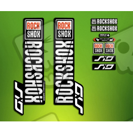 ROCKSHOX SID BRAIN 2018 BLACK FORK DECALS KIT
