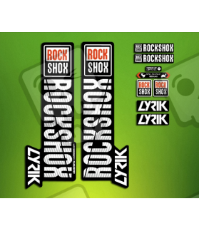 STICKERS FORK ROCK SHOX LIRIK 2018 (Compatible Product)