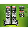 ROCKSHOX SID BRAIN 2018 BLACK FORK DECALS KIT