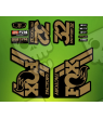 ROCKSHOX SID BRAIN 2018 BLACK FORK DECALS KIT