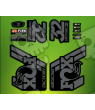 ROCKSHOX SID BRAIN 2018 BLACK FORK DECALS KIT