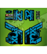 ROCKSHOX SID BRAIN 2018 BLACK FORK DECALS KIT