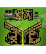 ROCKSHOX SID BRAIN 2018 BLACK FORK DECALS KIT
