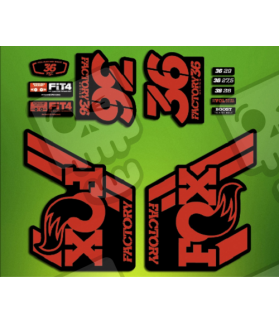 ROCKSHOX SID BRAIN 2018 BLACK FORK DECALS KIT (Kompatibles Produkt)