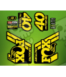 DECALS FORK FOX 40 FACTORY 2018