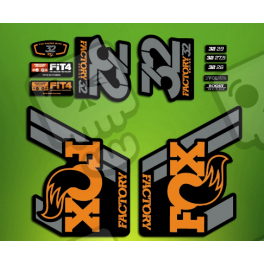 ROCKSHOX SID BRAIN 2018 BLACK FORK DECALS KIT