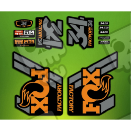 DECALS FORK FOX 34 FACTORY 2018
