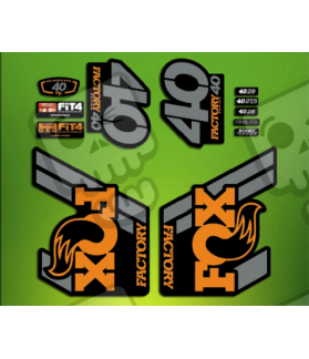 DECALS FORK FOX 40 FACTORY 2018 (Compatible Product)