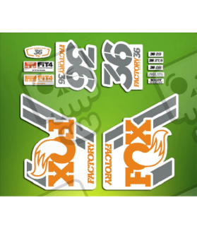 ROCKSHOX SID BRAIN 2018 BLACK FORK DECALS KIT (Kompatibles Produkt)