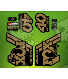 ROCKSHOX SID BRAIN 2018 BLACK FORK DECALS KIT