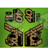 ROCKSHOX SID BRAIN 2018 BLACK FORK DECALS KIT