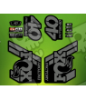 ROCKSHOX SID BRAIN 2018 BLACK FORK DECALS KIT