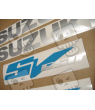 SUZUKI HAYABUSA 2008 - DARK BLUE VERSION DECALS