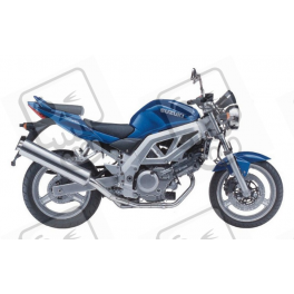 Suzuki SV 650 2003 - BLUE VERSION VERSION DECALS