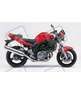 Suzuki SV 650 2006 - RED VERSION DECALS
