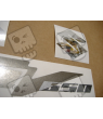 SUZUKI HAYABUSA 2008 - DARK BLUE VERSION DECALS