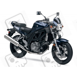 Suzuki SV 650 2008 - DARK BLUE VERSION DECALS