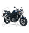 SUZUKI HAYABUSA 2008 - DARK BLUE VERSION DECALS