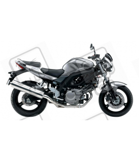 Suzuki SV 650 2009 - SILVER VERSION DECALS