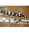 SUZUKI HAYABUSA 2008 - DARK BLUE VERSION DECALS