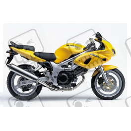 SUZUKI HAYABUSA 2008 - DARK BLUE VERSION DECALS