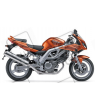 Suzuki SV 650S 2003 - ORANGE VERSION DECALS