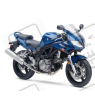 Suzuki SV 650S 2005 - BLUE VERSION DECALS