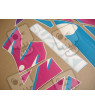 SUZUKI GSX-R 750 1995 - WHITE/BLUE VERSION DECALS SET