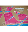 SUZUKI GSX-R 750 1995 - WHITE/BLUE VERSION DECALS SET