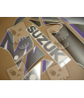 SUZUKI GSX-R 750 1993 - BLACK/GREY VERSION DECALS SET
