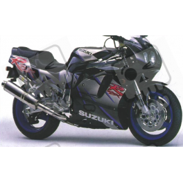 SUZUKI GSX-R 750 1993 - BLACK/GREY VERSION DECALS SET