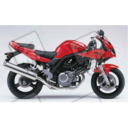 Suzuki SV 650S 2005 - RED VERSION DECALS