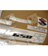 Suzuki SV 650S 2007 - WINE RED VERSION DECALS