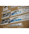 SUZUKI HAYABUSA 2008 - DARK BLUE VERSION DECALS