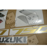 SUZUKI HAYABUSA 2008 - DARK BLUE VERSION DECALS