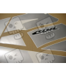 Honda CBR 600RR 2004 - BLACK/SILVER VERSION DECALS