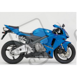 Honda CBR 600RR 2005 - BLUE VERSION DECALS