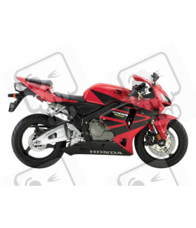 Adhesivo HONDA CBR 600RR AÑO 2005 ROJO (Producto compatible)